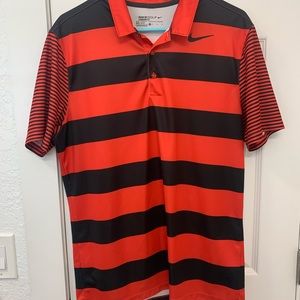Nike Golf Red and Black Polo